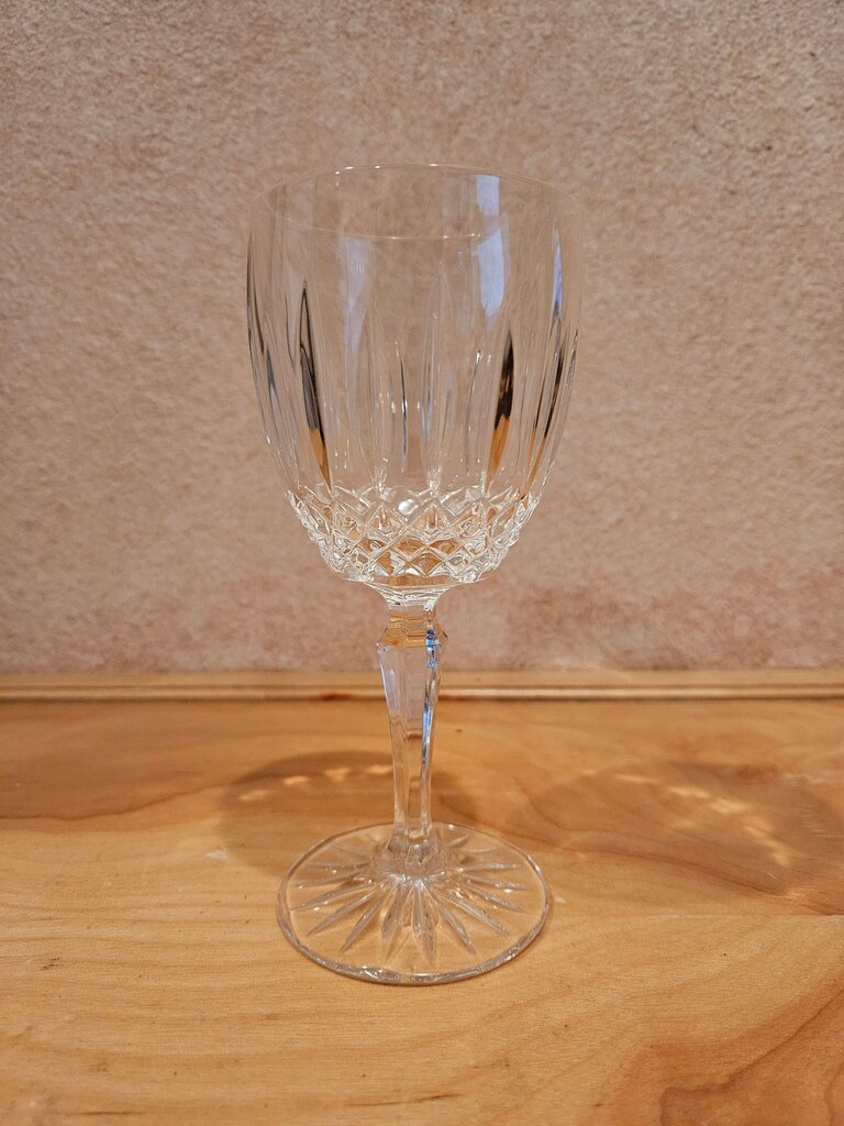 Set Mikasa Old Dublin Crystal Wine Goblet Elegant Glass