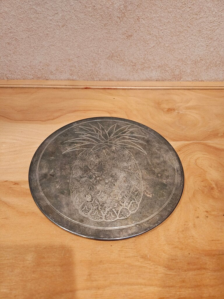 Vintage Pineapple Design Metal hot pad