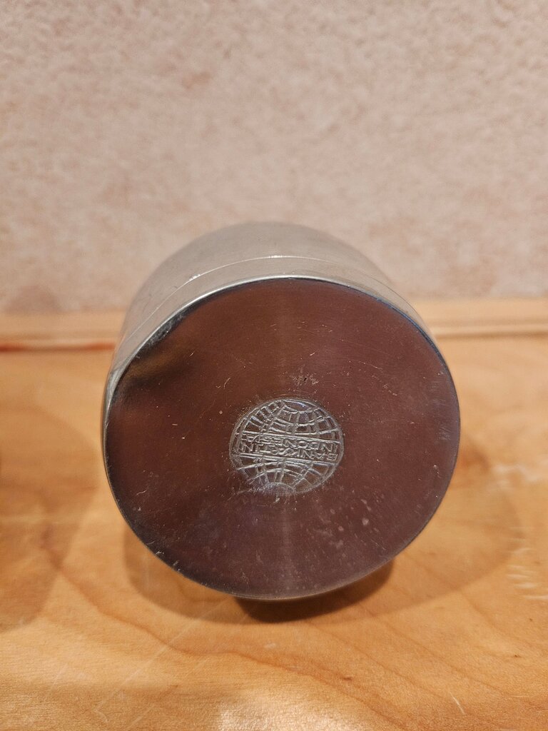 Elegant Silver Hammered Vases