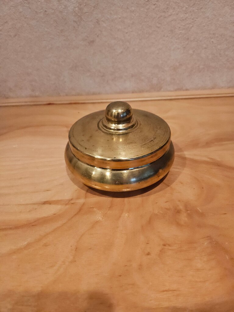 Brass Decorative Box with Lid
