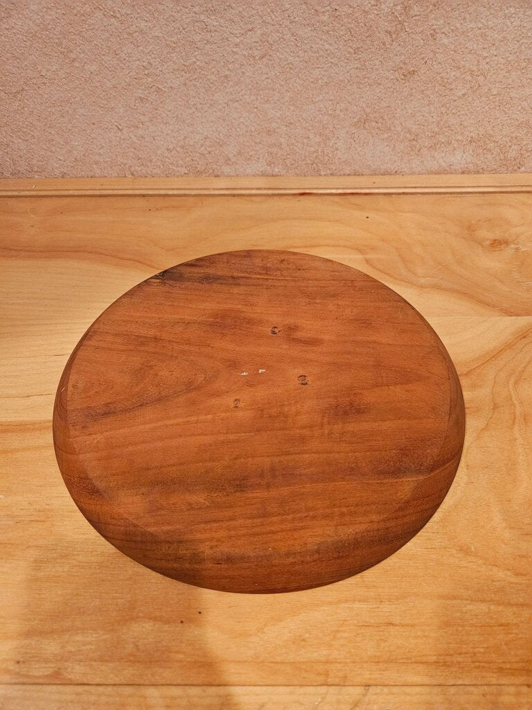 Round Wooden Plate