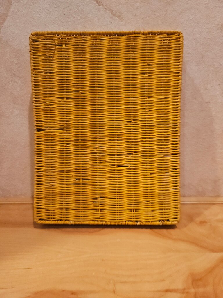 Rattan Wicker Silverware Utensils Storage Basket container