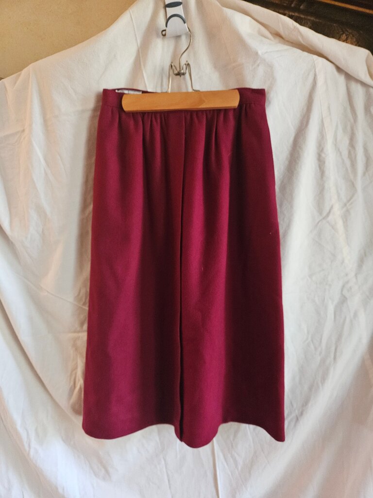 Panther Burgundy Skirt