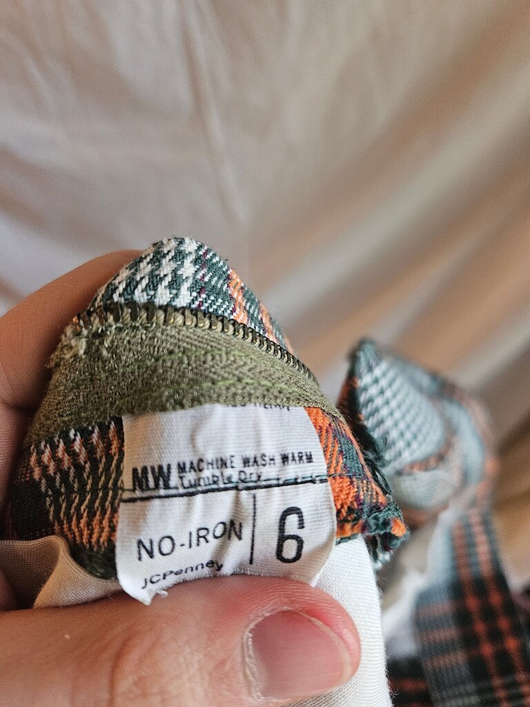 JCPenney No Iron Plaid Shorts