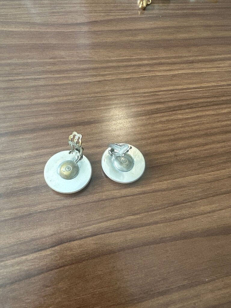Vintage Pearl Clip-On Earrings