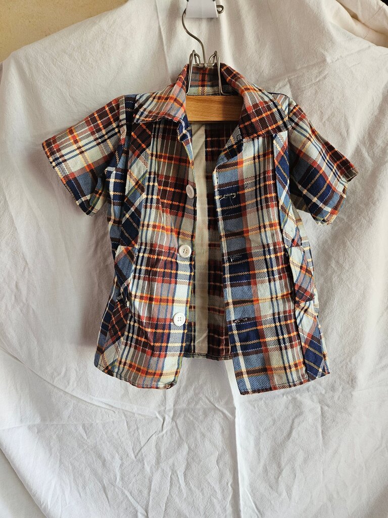 Plaid Short Sleeve Shirt