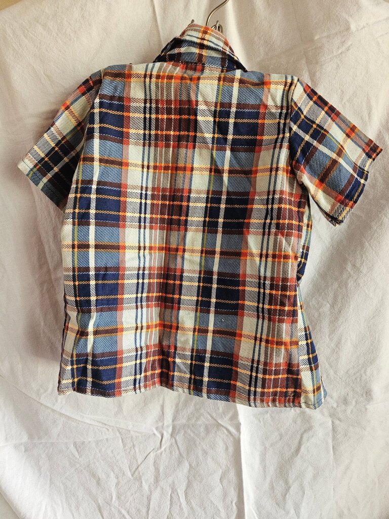 Plaid Short Sleeve Shirt