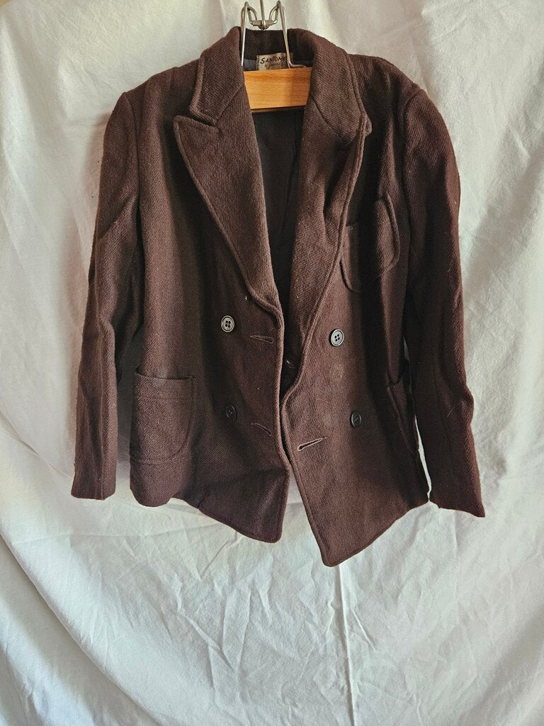 Santone Brown Blazer Jacket for Kids