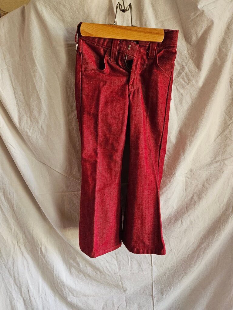 Red Kids Denim Pants
