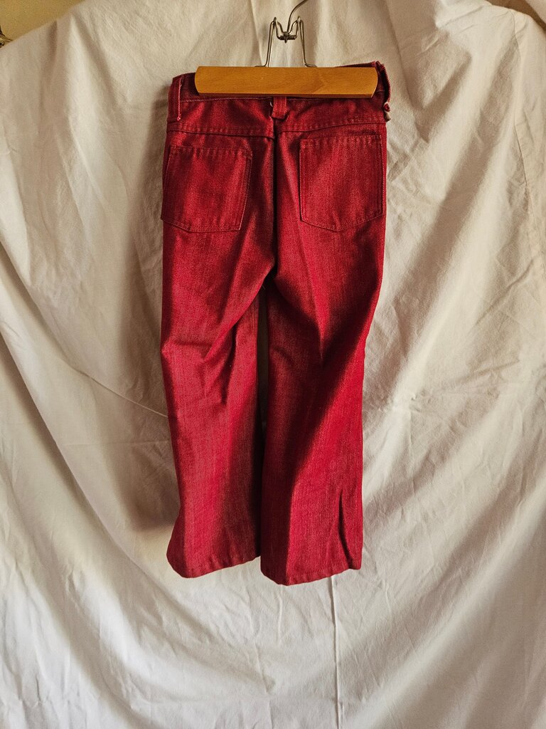Red Kids Denim Pants