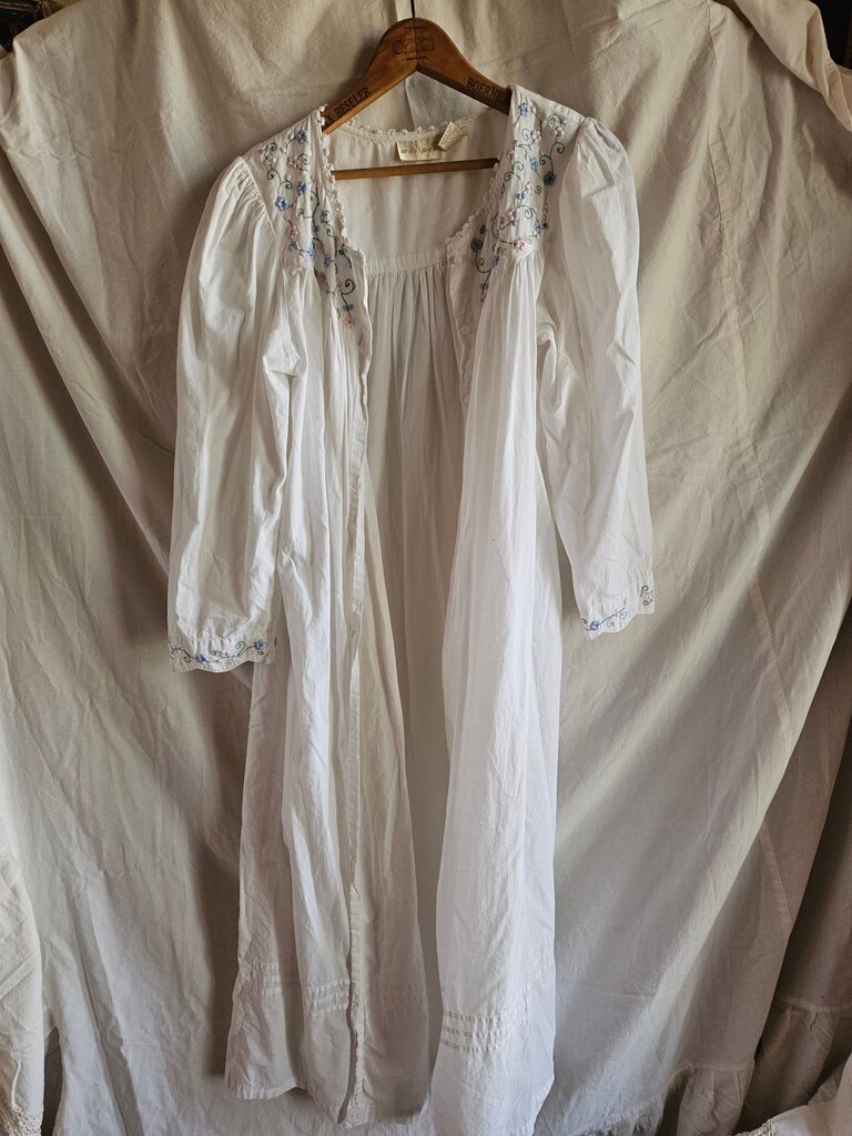 Whispers Cotton Nightgown with Embroidery