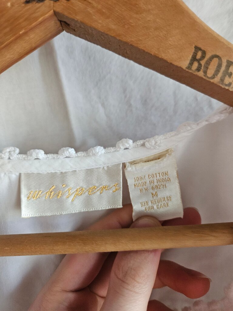 Whispers Cotton Nightgown with Embroidery
