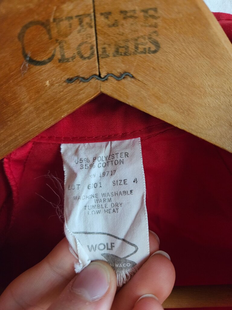 Vintage Red One-Piece Jumpsuit