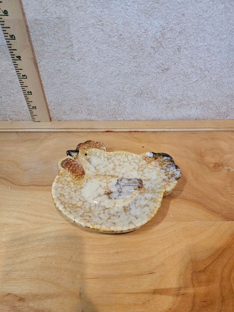 Vintage chicken Shaped bowl Dish
