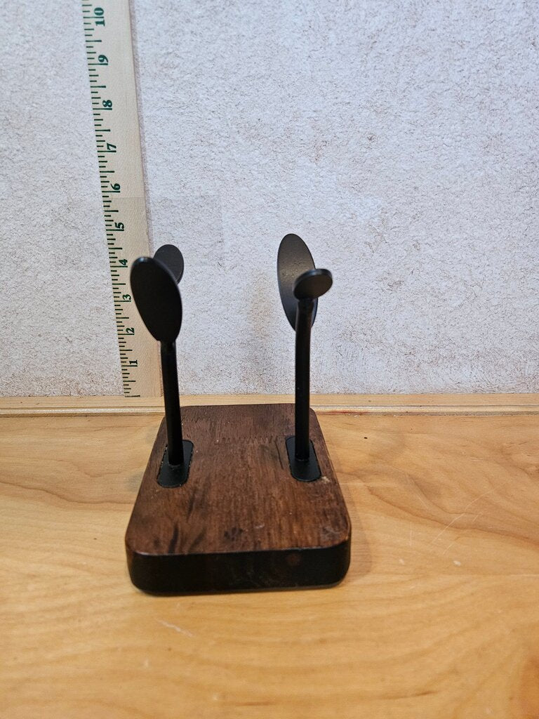 Leaf Napkin Holder, Wooden Napkin Holder for Tables, Freestanding display Kitchen Countertop