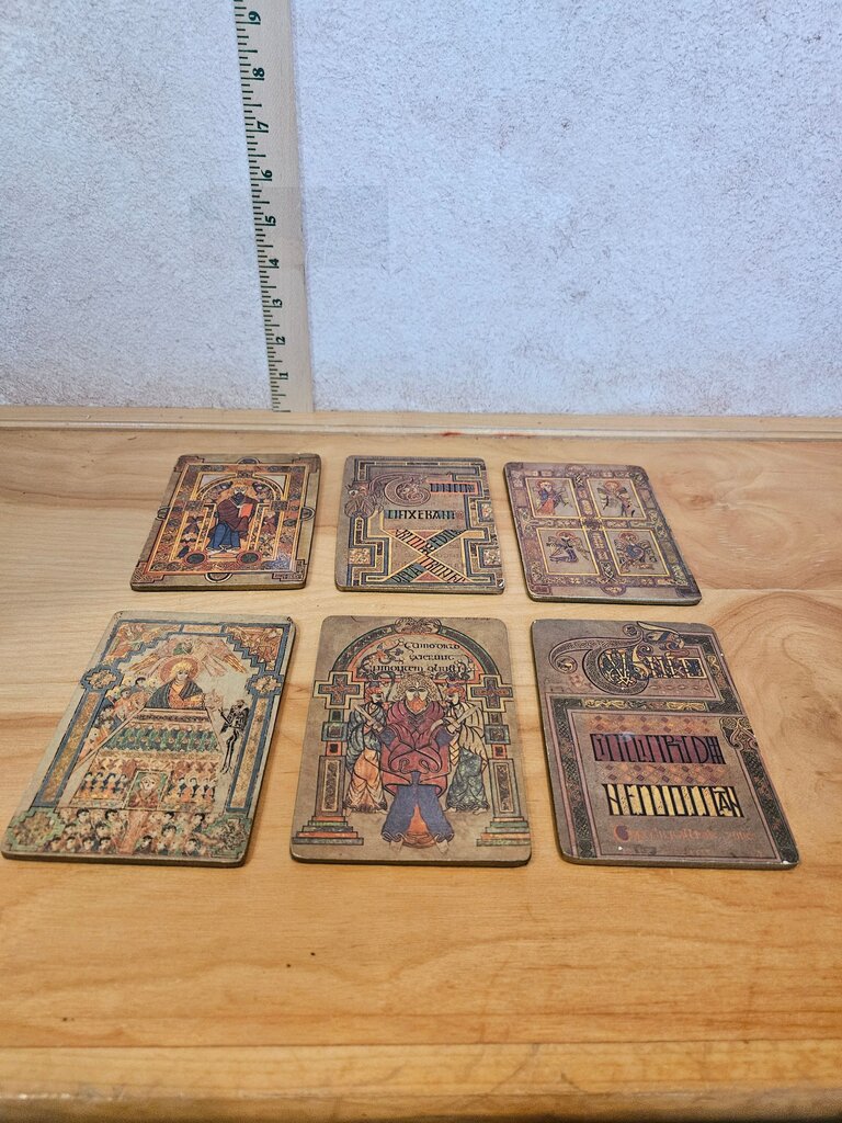 Vintage Religious Art Cards Set