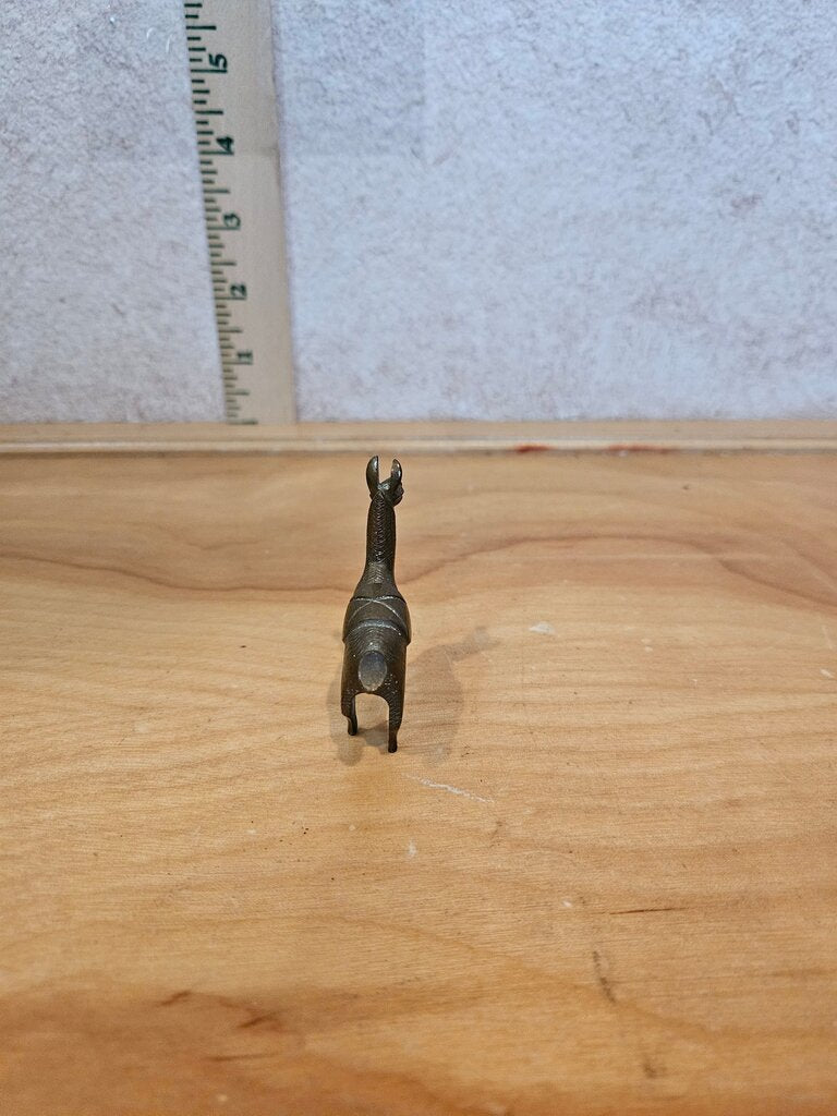Brass Llama or Alpaca Figurine or Statue
