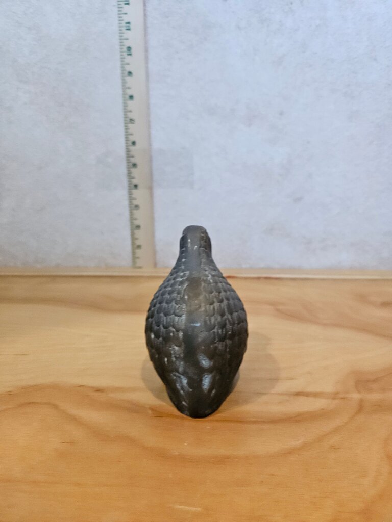 Brass Quail Figurine - Vintage Mid Century Brass Bird Statue - Brass Trinket Gift - Lake House Bird Decor - Vintage Brass Keepsake Gift