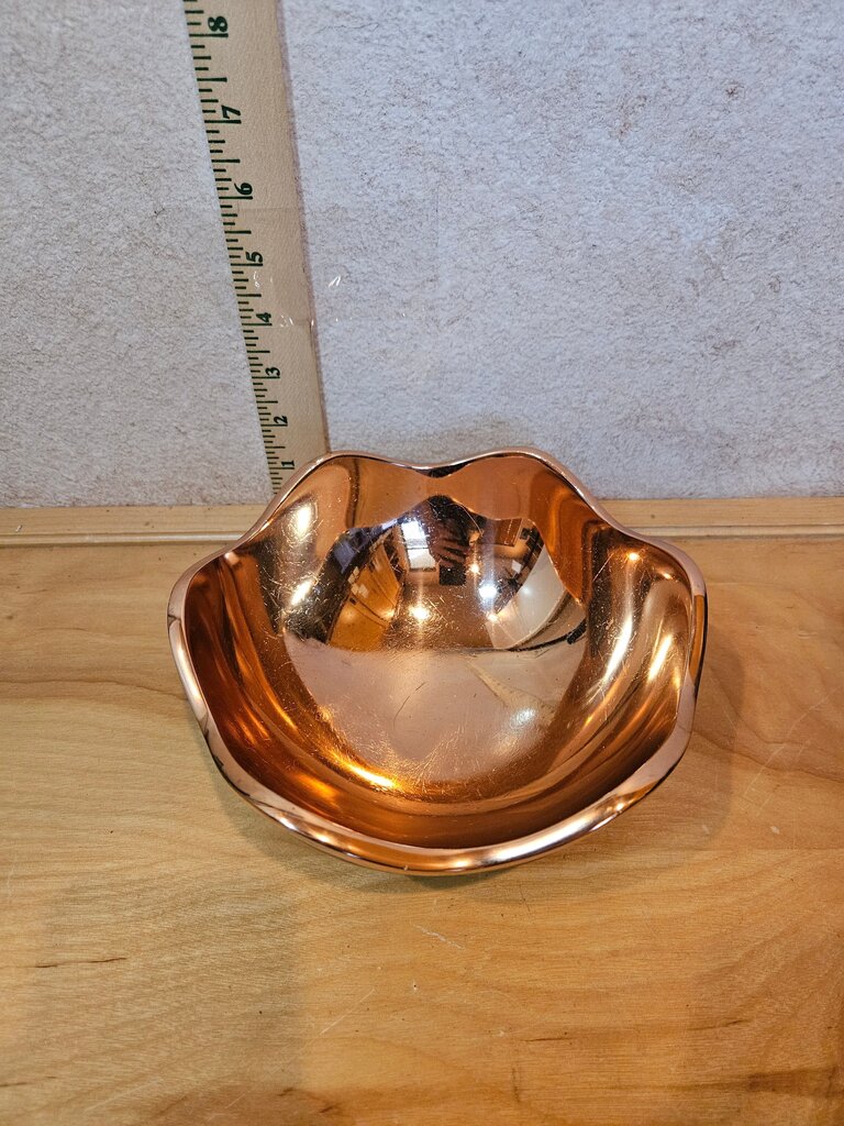 Large Nambe Copper Canyon Bowl Fruit Bowl Dinnerware Bowls by Lisa Smith