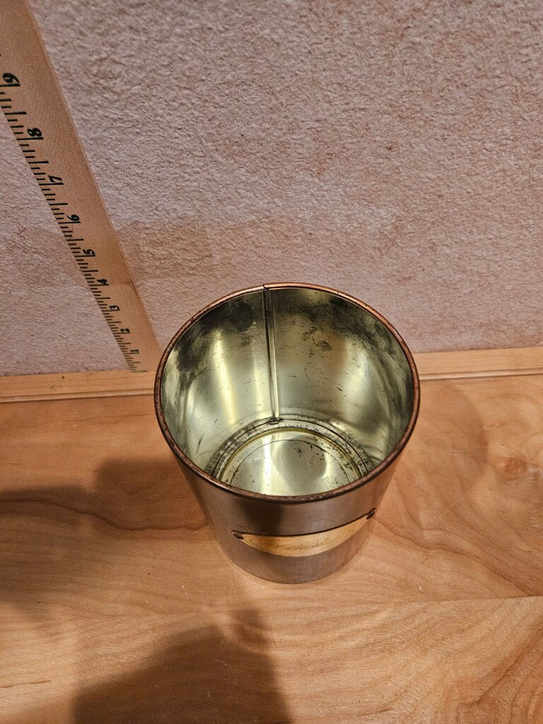 Vintage Brass and Copper can