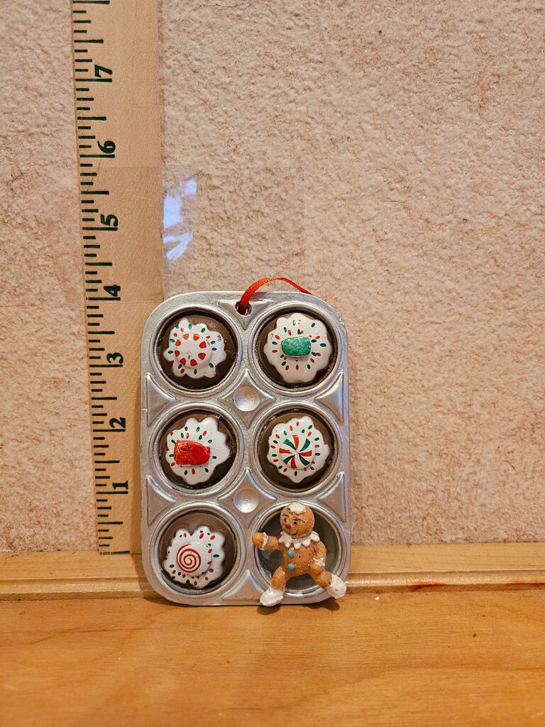 Vintage Christmas Cookie Mold Ornaments
