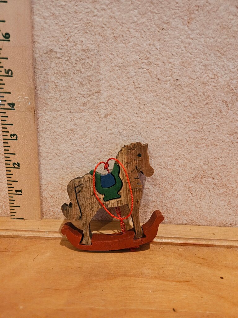 Wooden Rocking Horse Toy