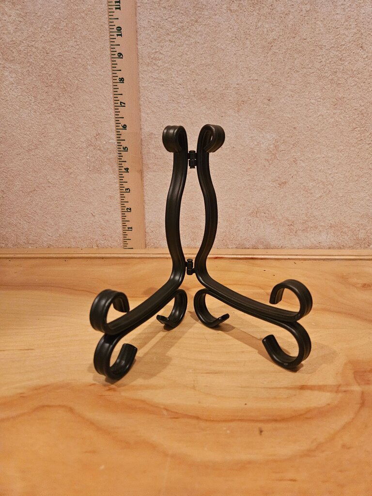 Metal Decorative Cookbook, Book, plate Stand holder