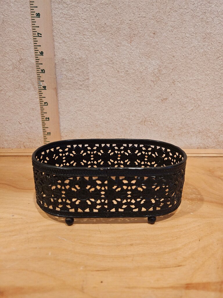 Decorative Black Wire Basket