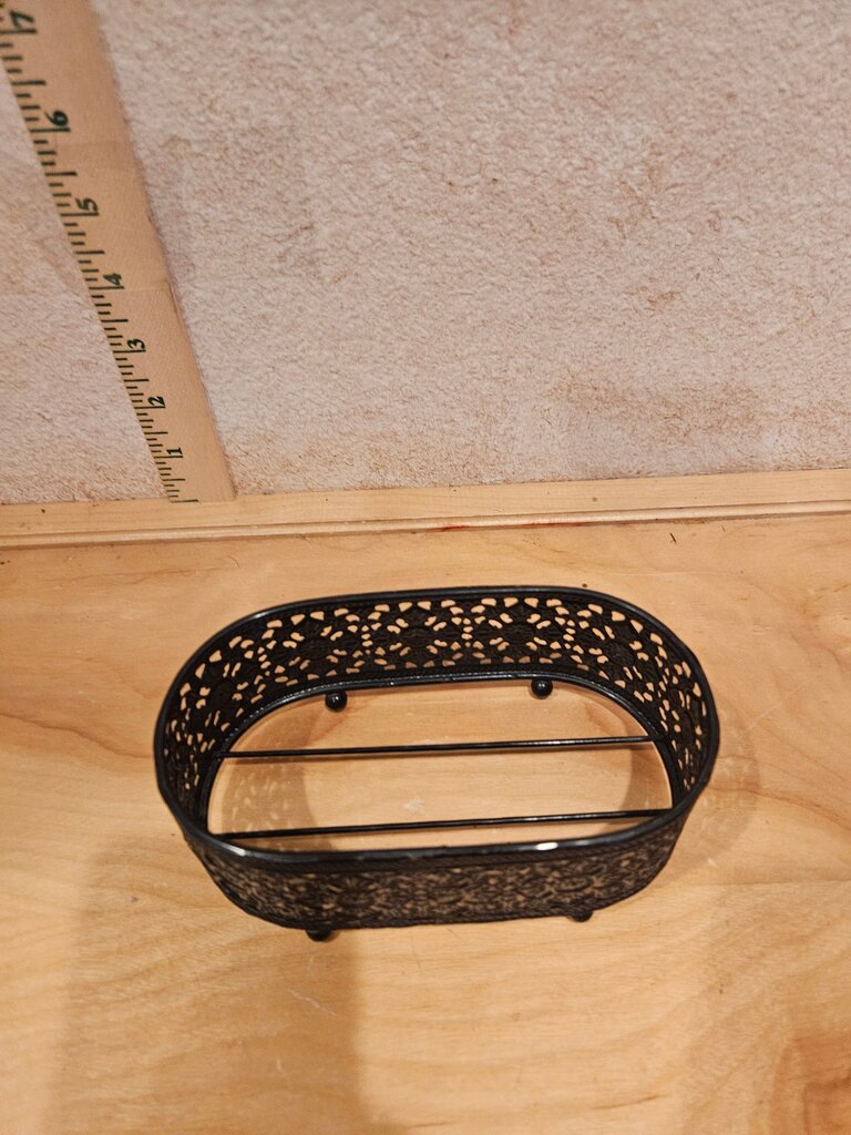 Decorative Black Wire Basket