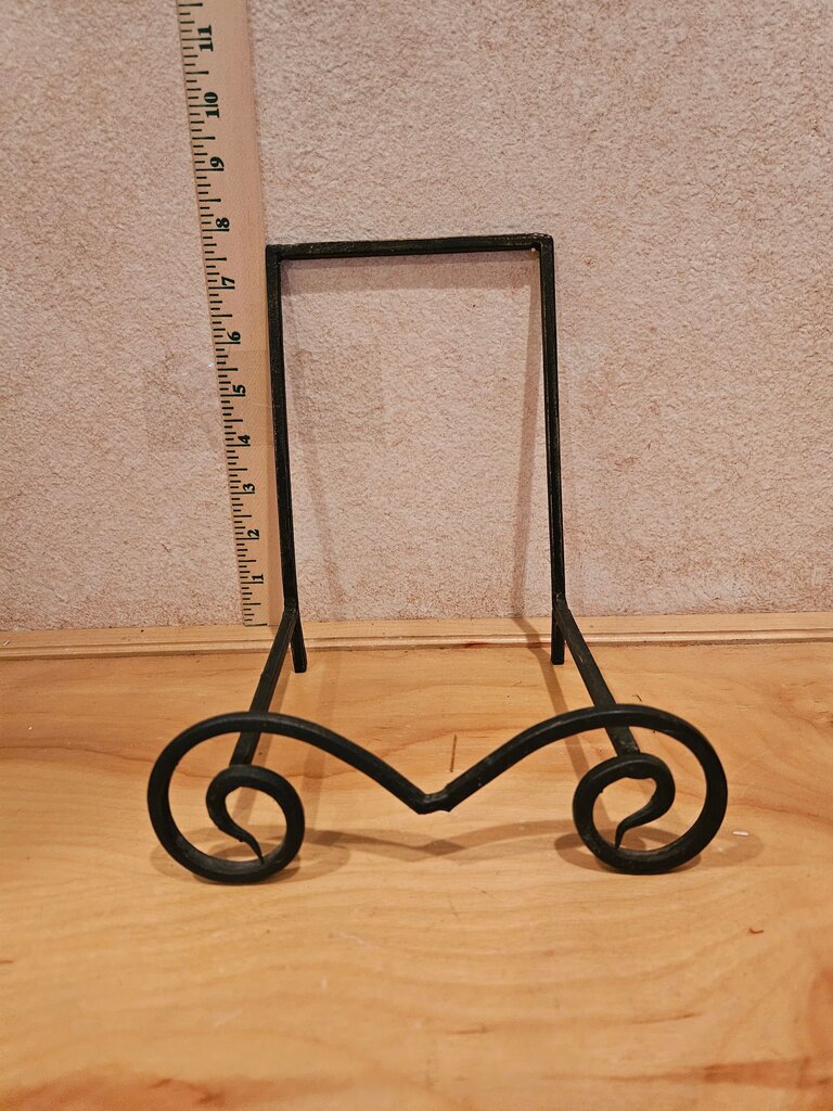 Elegant DECORATIVE METAL TABLETOP DISPLAY STAND EASEL, book stand, bowl holder