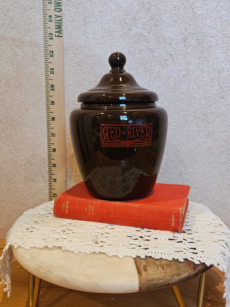 Red River Ceramic Jar with Lid