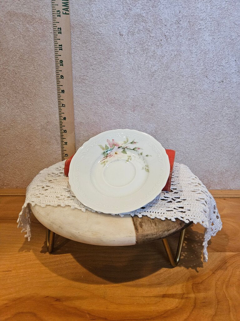 Antique Limoges Plate with Floral Design FABRIQUE ROYALE LIMOGES