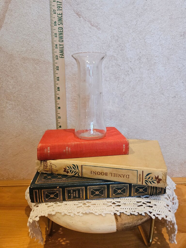 Vintage Glass Cylinder Vase