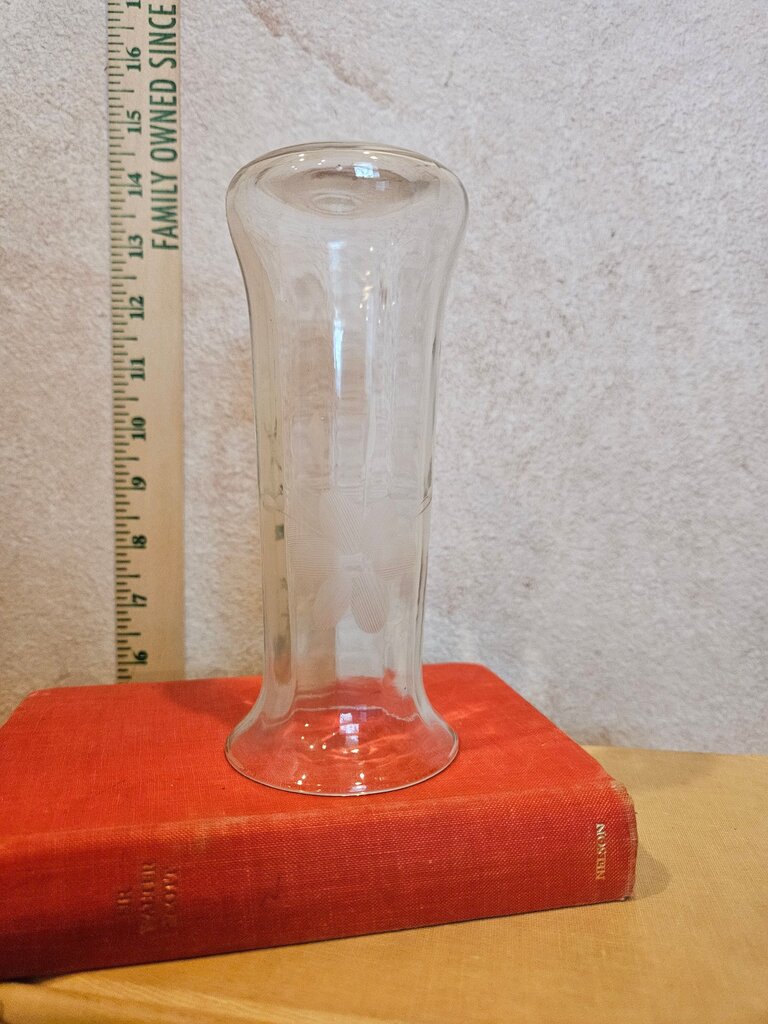 Vintage Glass Cylinder Vase
