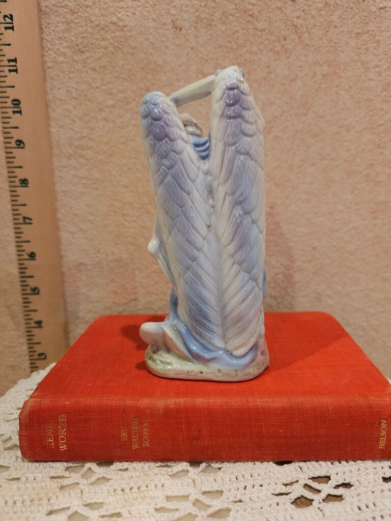 Vintage Porcelain Figurine of Saint Michael
