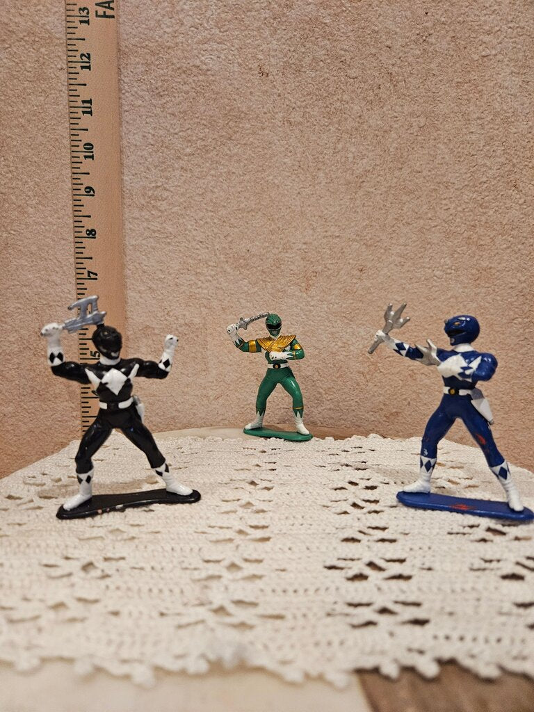 1993 Bandai Power Rangers Action Figure Lot Mighty Morphin Lot of 3