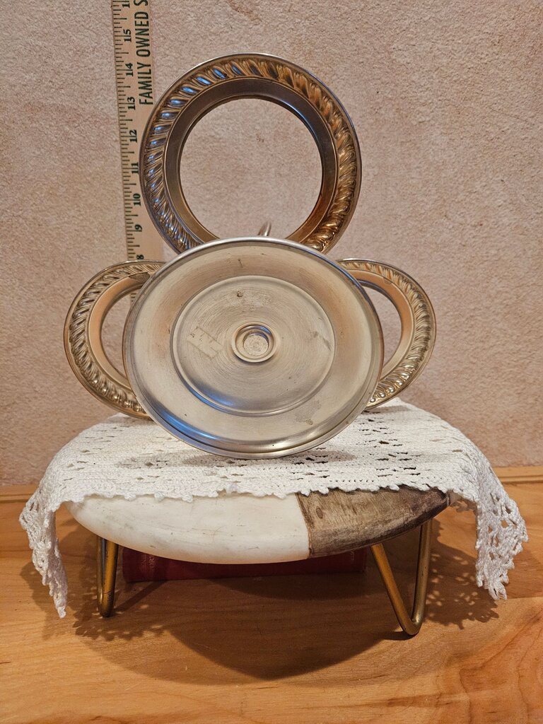 Vintage Gourmet Susan 3 Section Server Merry Go Round Serveware Tableware Kitchenware