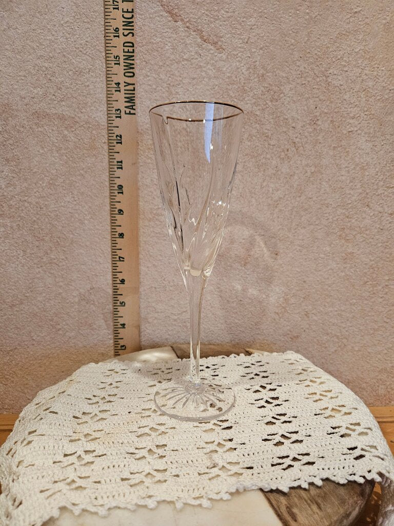 Elegant Crystal Champagne Flute