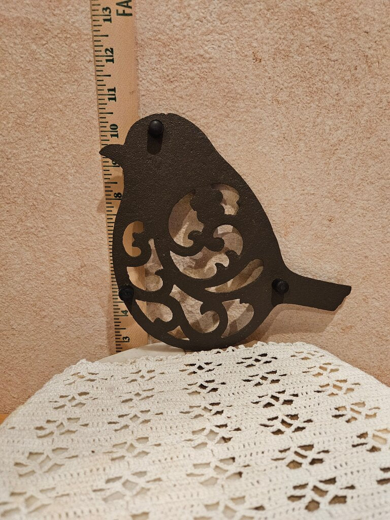 Handcrafted Decor Cast Iron Bird Trivet Cast Iron