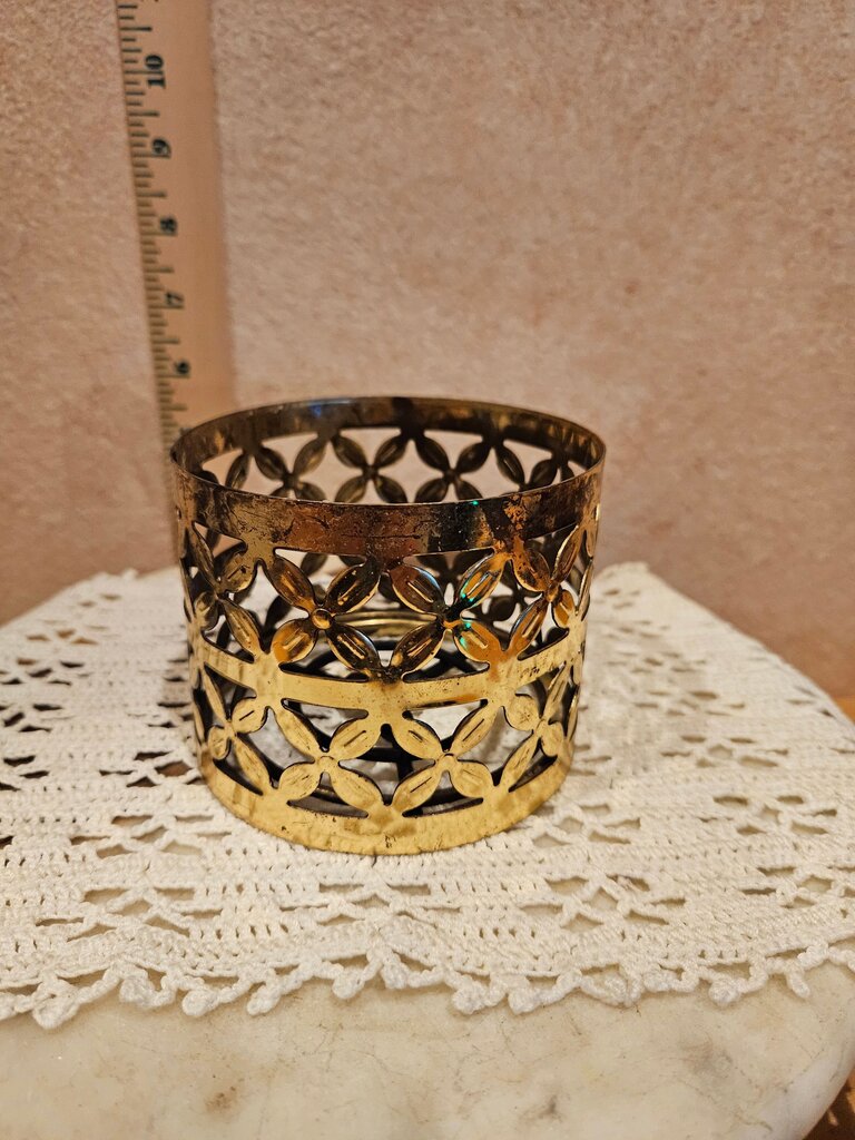 Vintage Brass Candle Holder