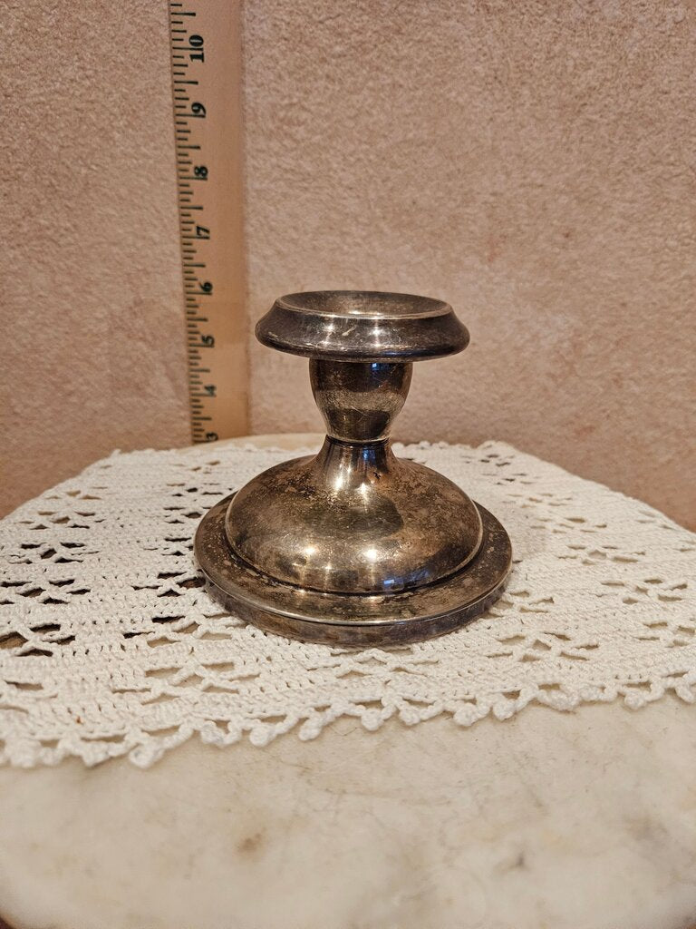 Vintage Antique Sterling Silver Candle Stick Holders