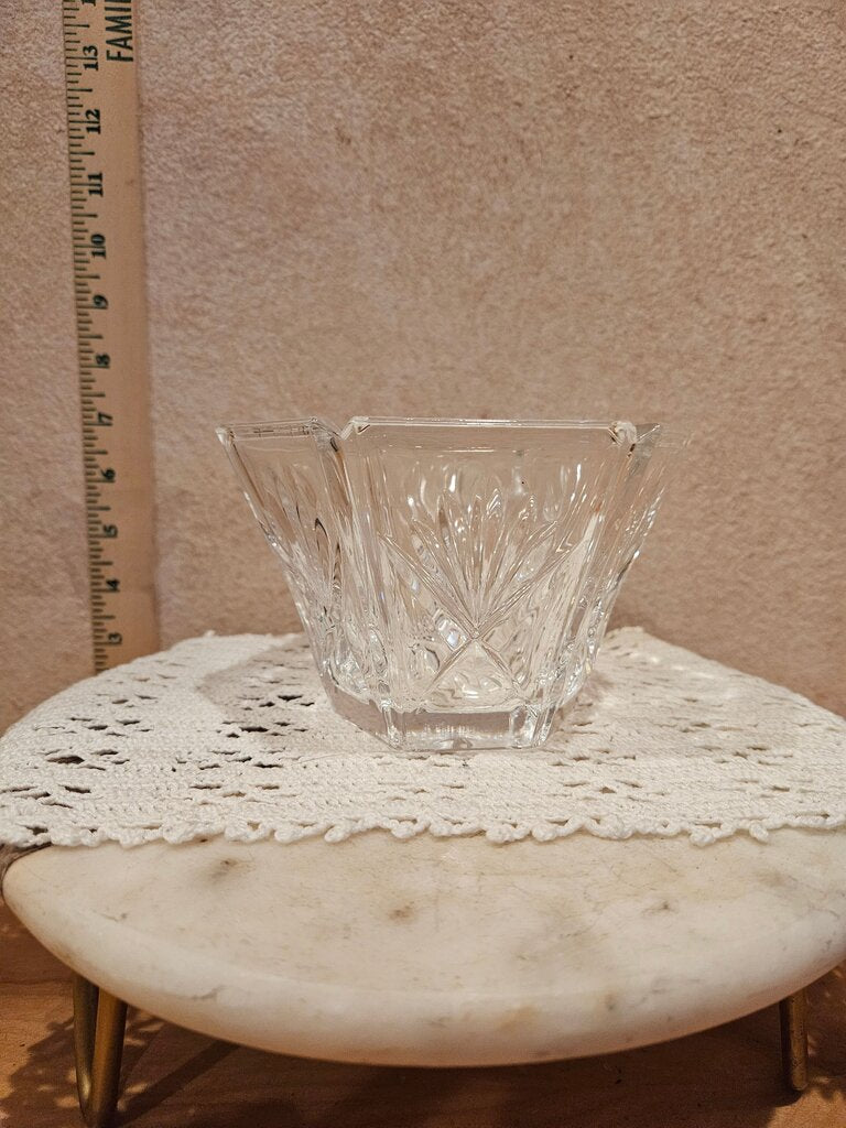 Sparkling Gorham Lead Crystal Bowl/Candy Dish Octagonal Bowl