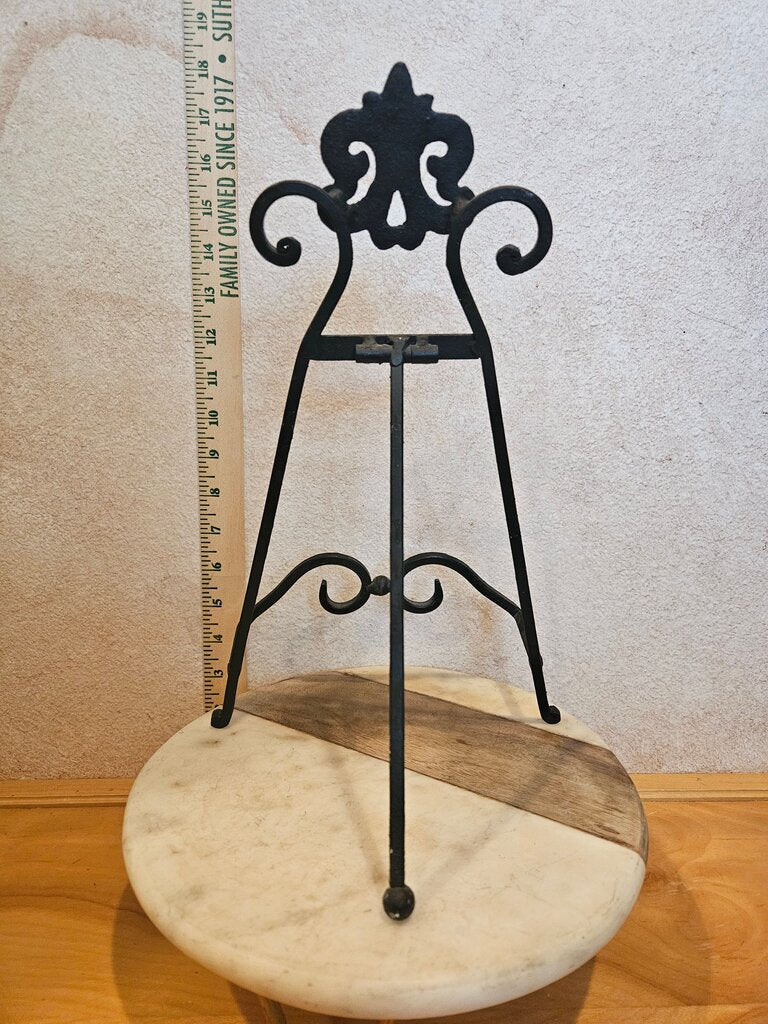 Black Decorative Easel Stand book holder plate rack