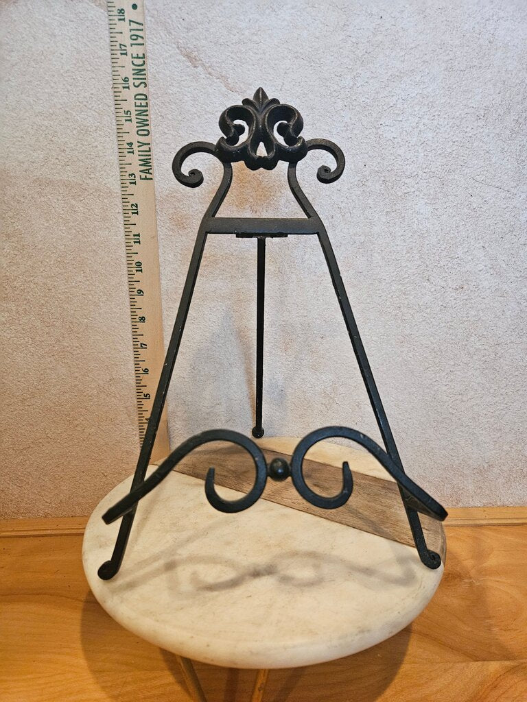 Black Decorative Easel Stand book holder plate rack