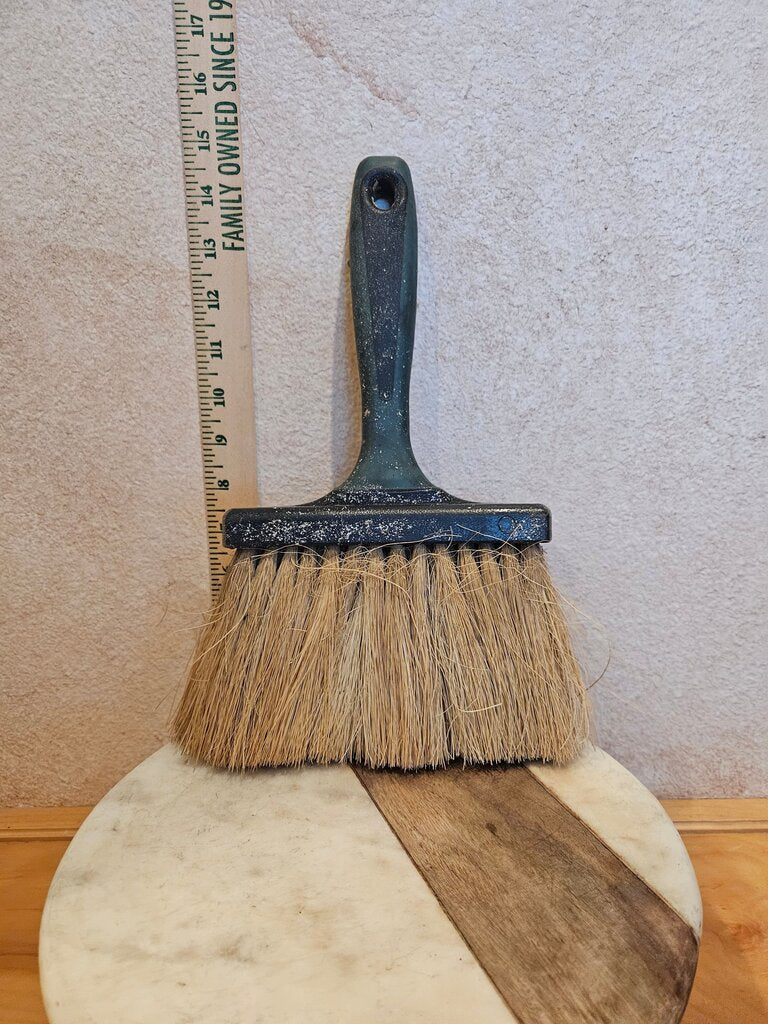 Vintage Handheld Brush with Long Bristles