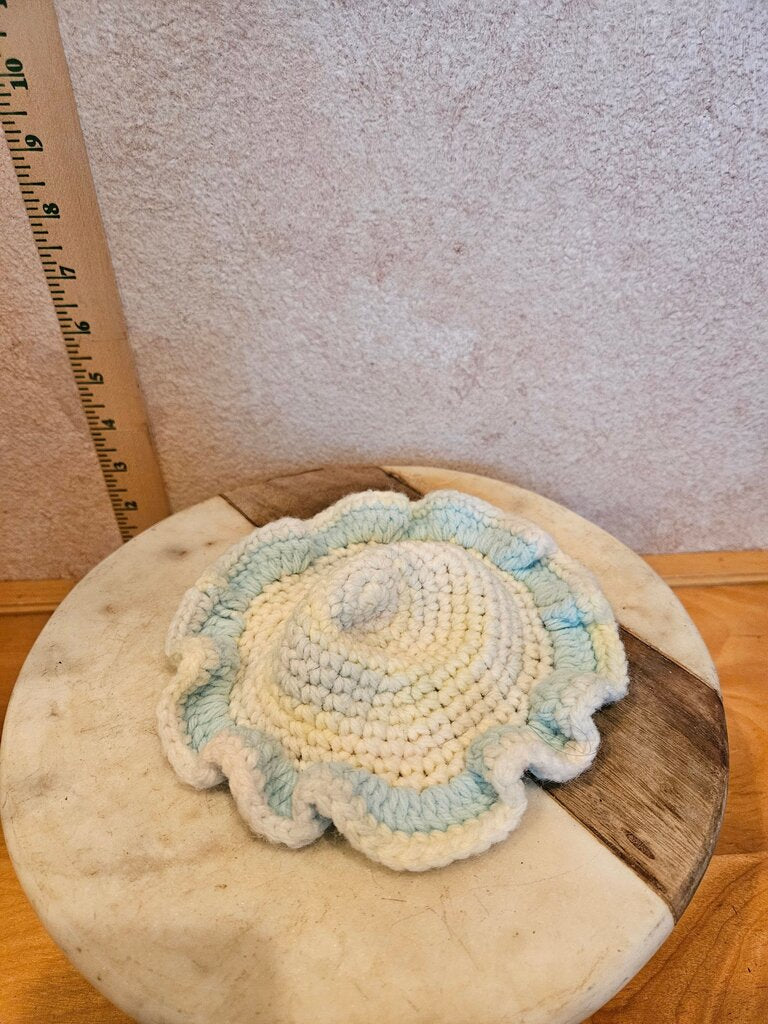 Handcrafted Crocheted Pastel Dish