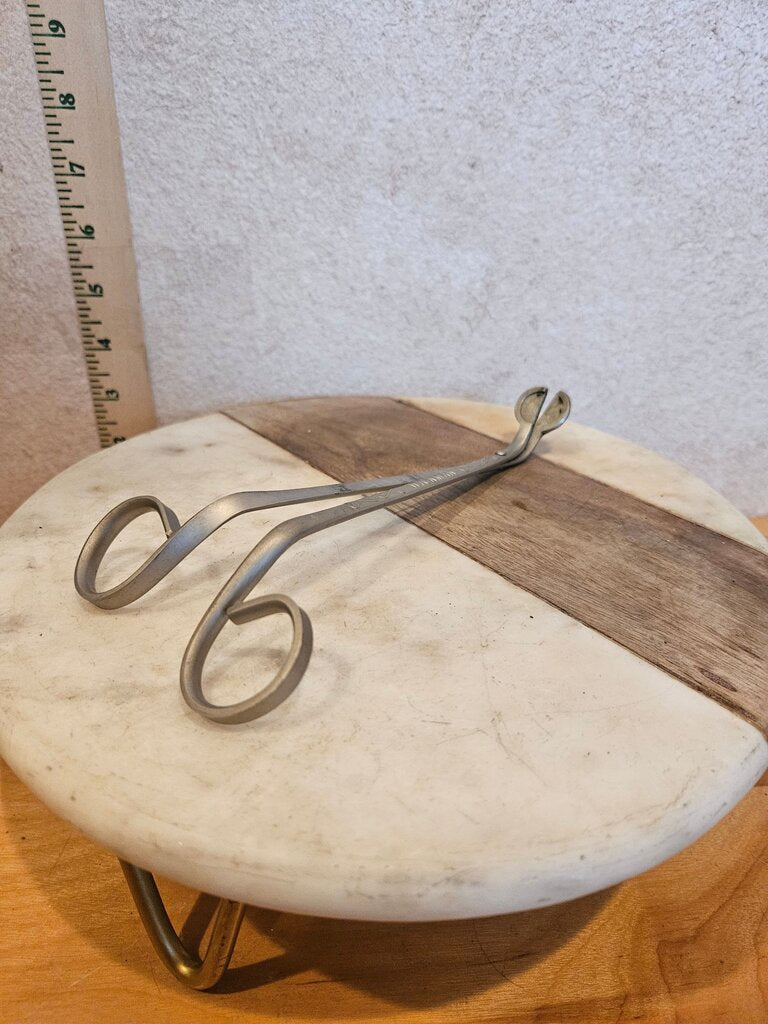 Candle wick Trimmer muted silver color