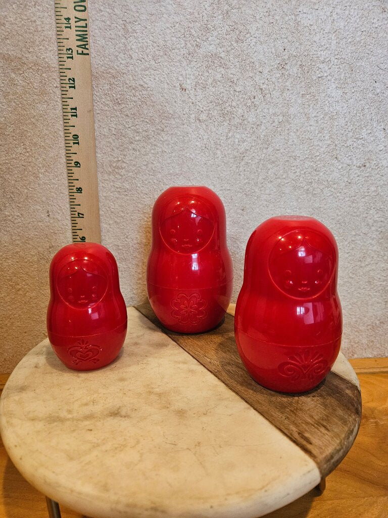 Russian Matryoshka Measuring Cups Set By Fred & Friends, Red Nesting Doll Gift, Cooking Utensils, Cute Kitchen Decor