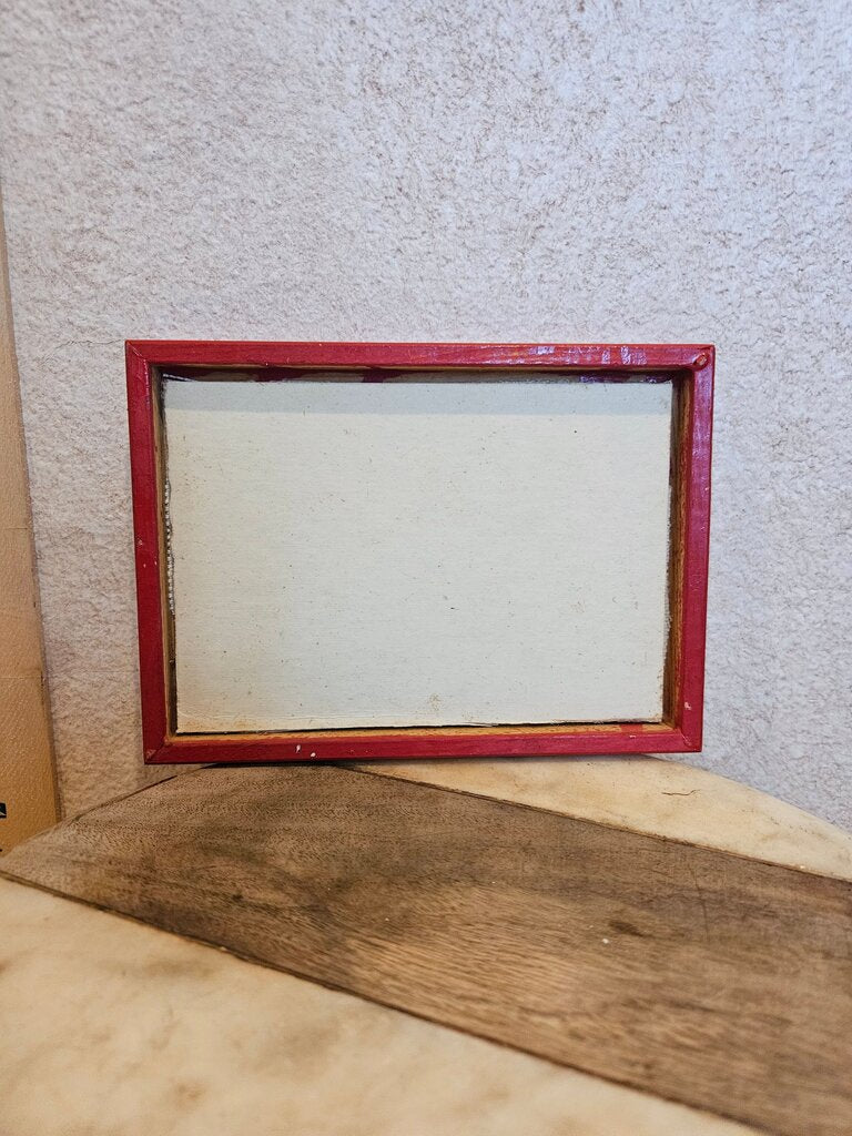 Apples Cross Stitch Framed Art