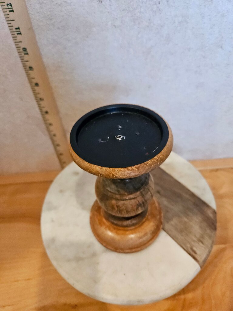 Wooden Candle Holder